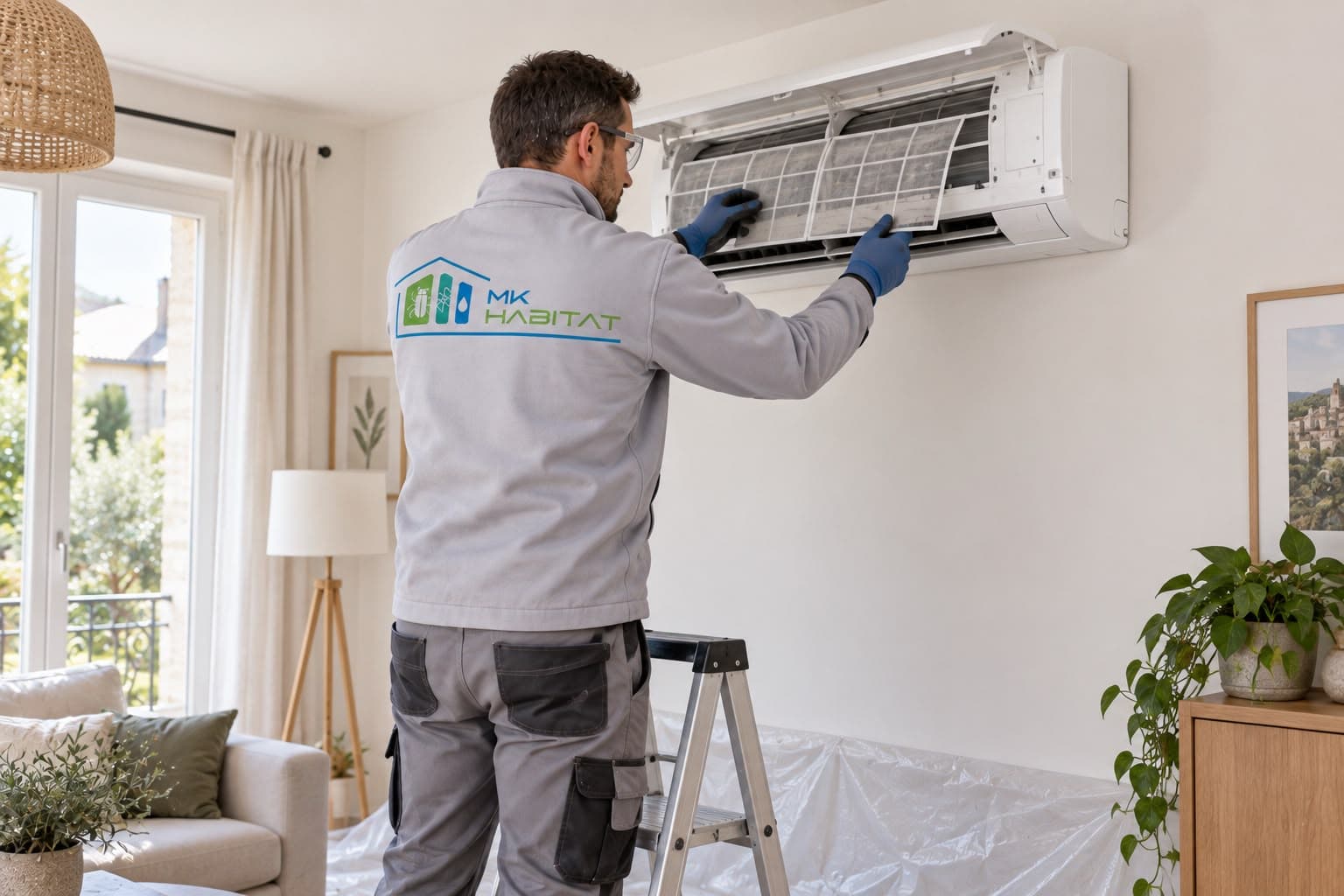 Installation d’une climatisation par MK Habitat