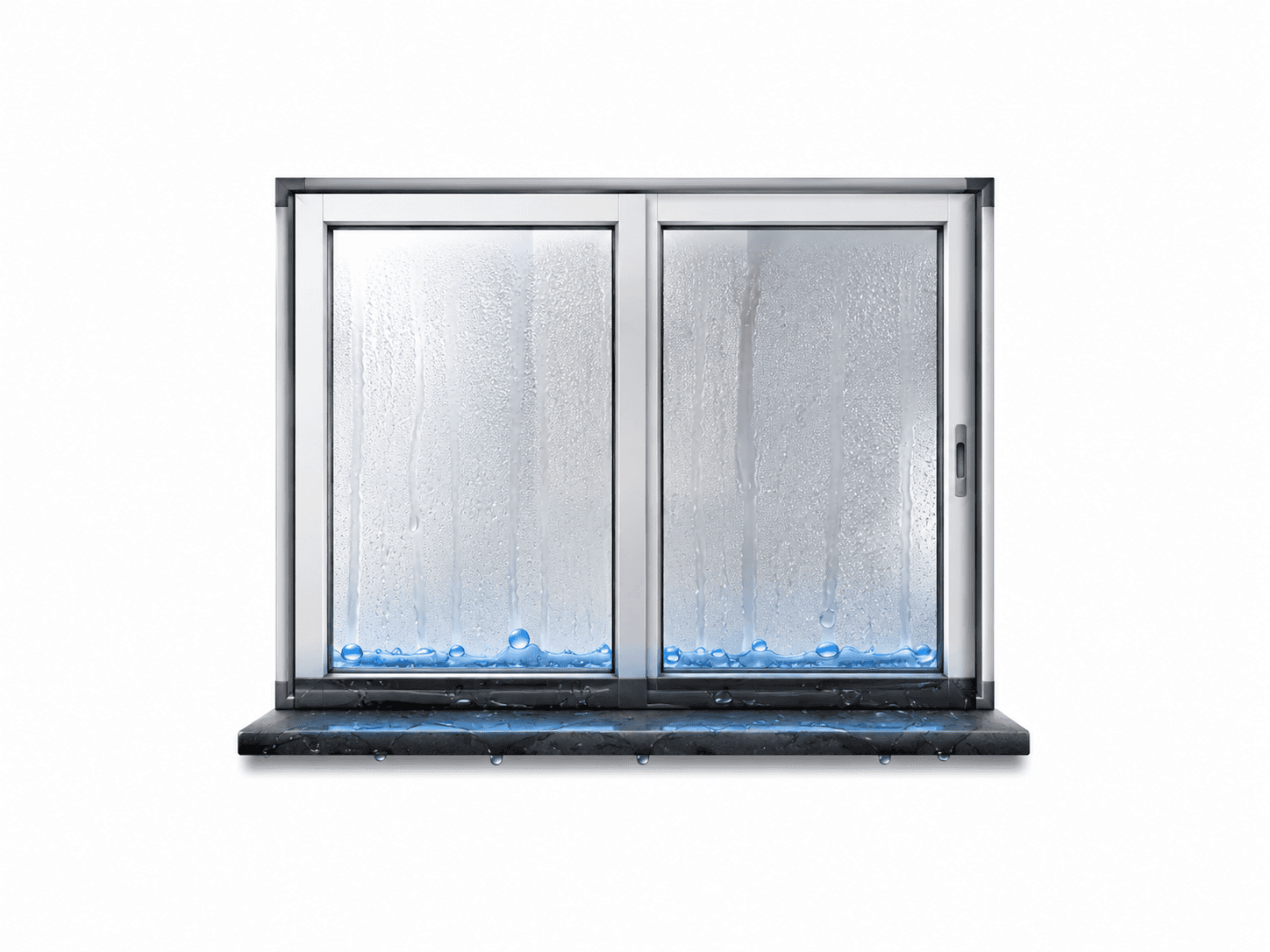 Condensation sur une fenêtre