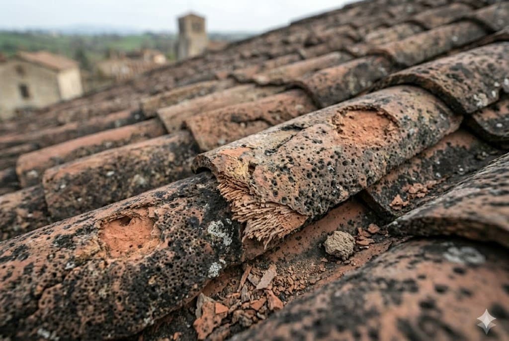 Lichens orangés