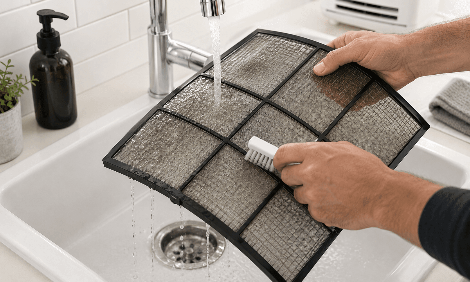 Nettoyage des filtres de la climatisation
