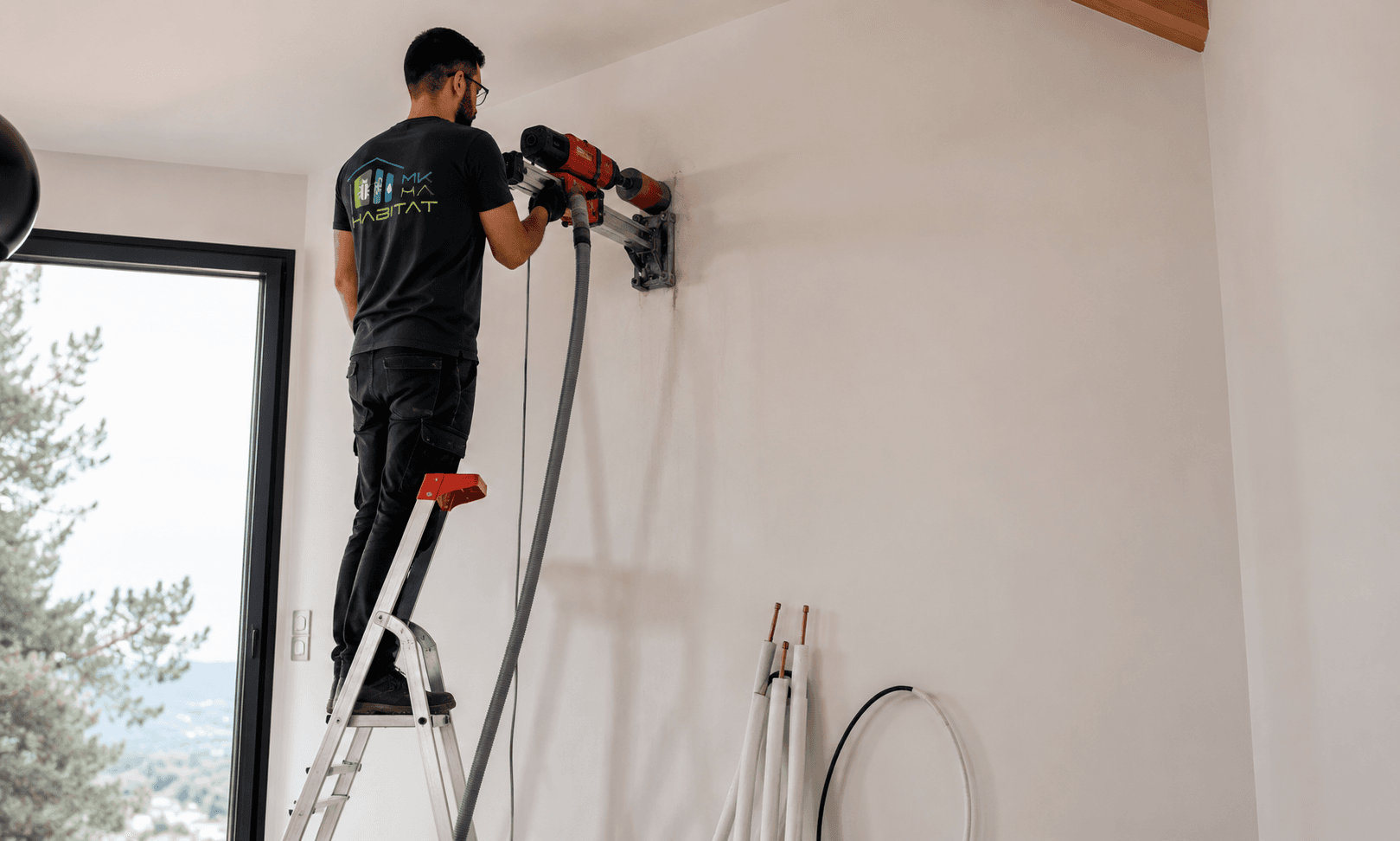Préparation du chantier d’installation de climatisation