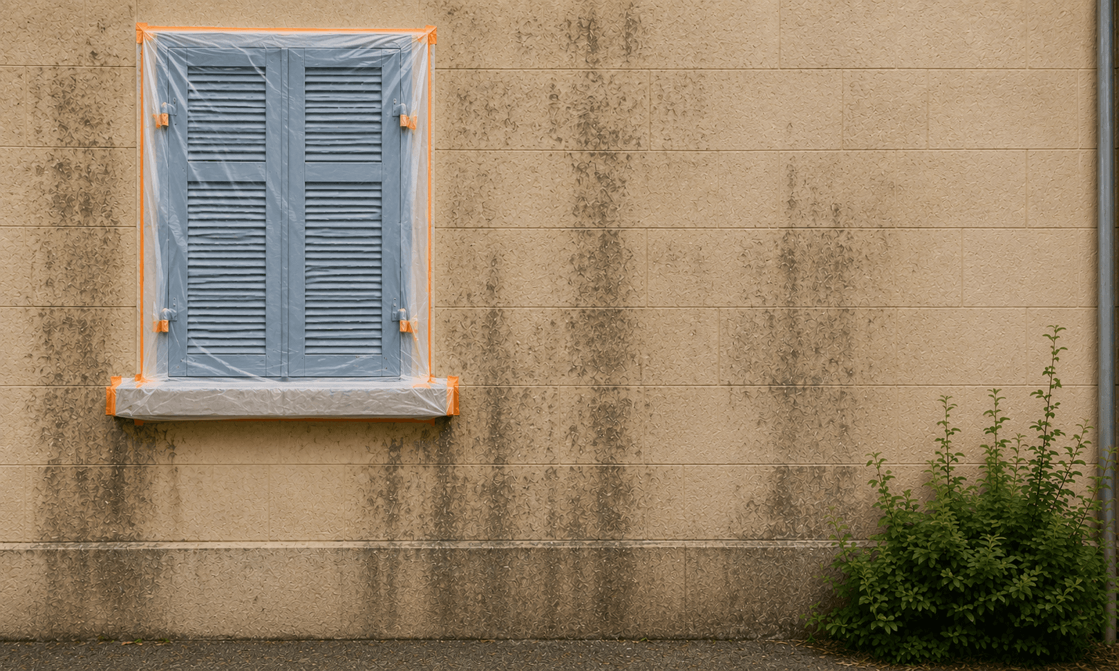 Diagnostic et préparation de la façade avant hydrofugation