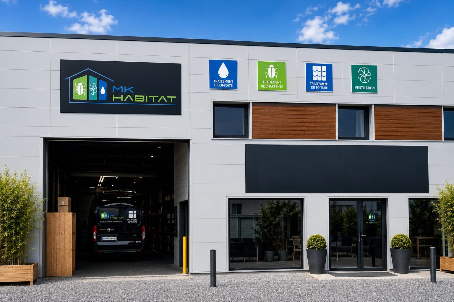 Les locaux de MK Habitat