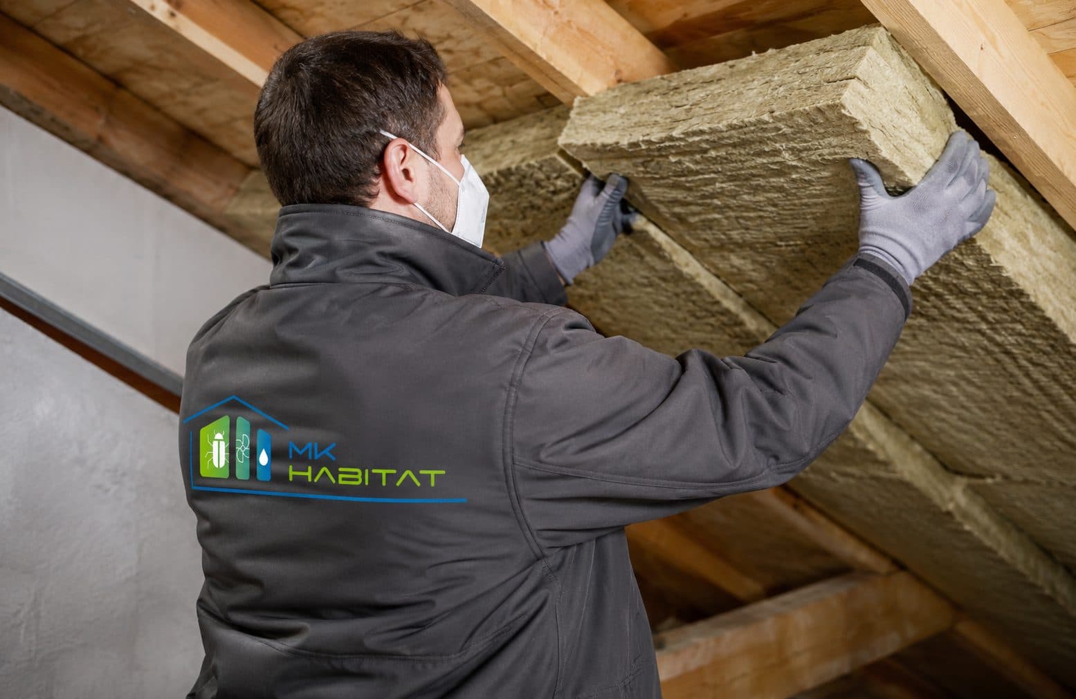 Combles isolés par MK Habitat