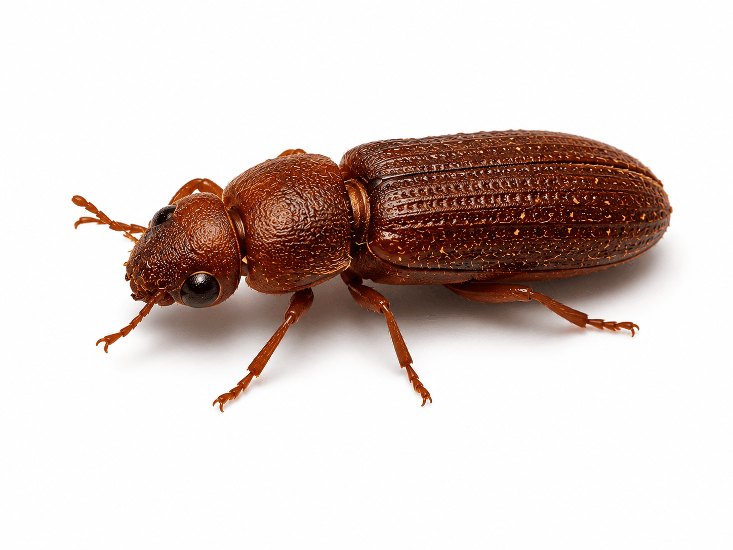 Lyctus brunneus, dit petite vrillette