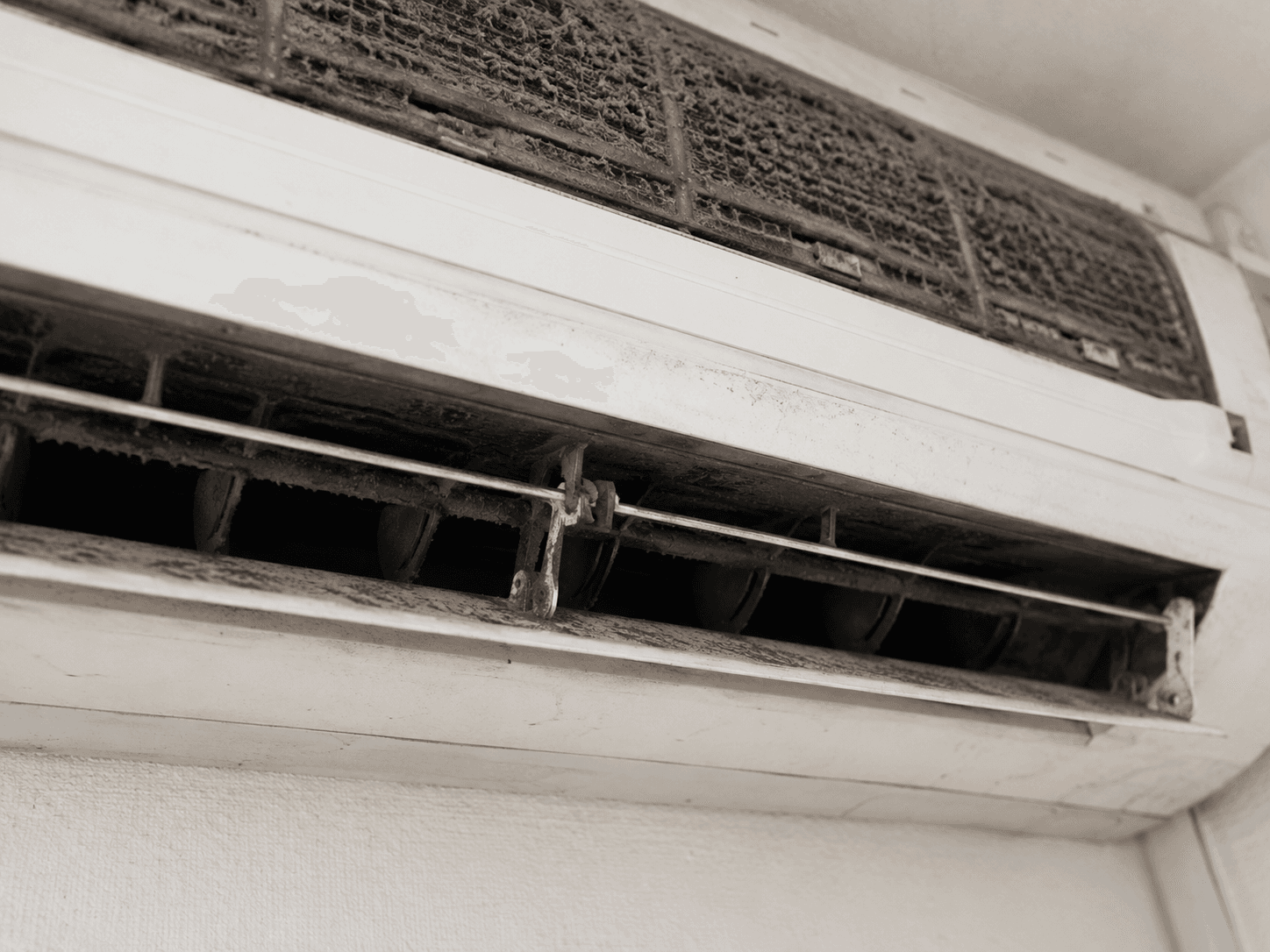 Ventilateur de climatisation encrassé